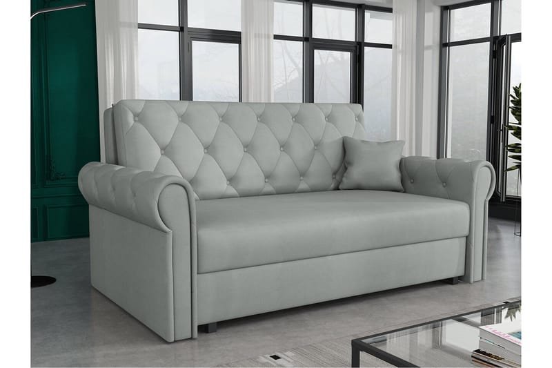 2:n ist Vuodesohva Denegal - Vaaleanharmaa/Tummanharmaa - Huonekalut - Sohva - Vuodesohva