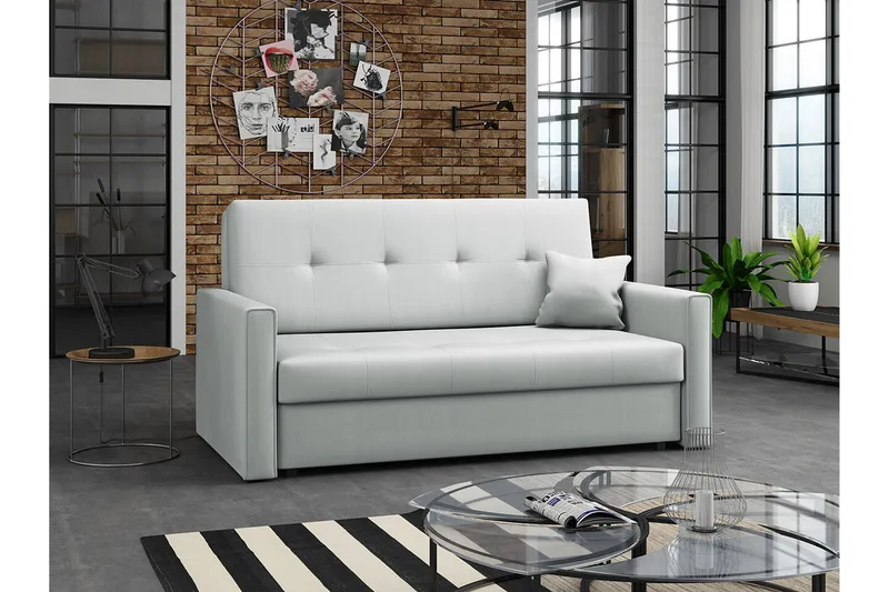 2:n ist Vuodesohva Denegal - Vaaleanharmaa/Tummanharmaa - Huonekalut - Sohva - Vuodesohva