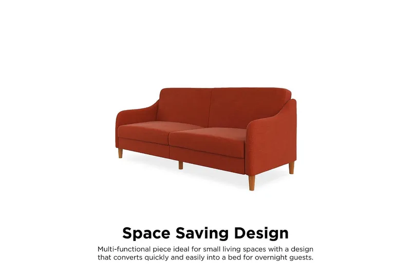 2:n ist Vuodesohva Jasper Oranssi - Dorel Home - Huonekalut - Sohva - Vuodesohva