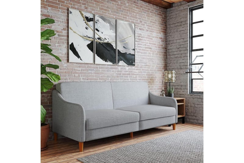 2:n ist Vuodesohva Jasper Vaaleanharmaa - Dorel Home - Huonekalut - Sohva - Vuodesohva