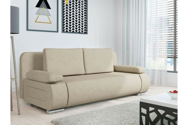 2:n ist Vuodesohva Kintore - Beige - Huonekalut - Sohva - Vuodesohva