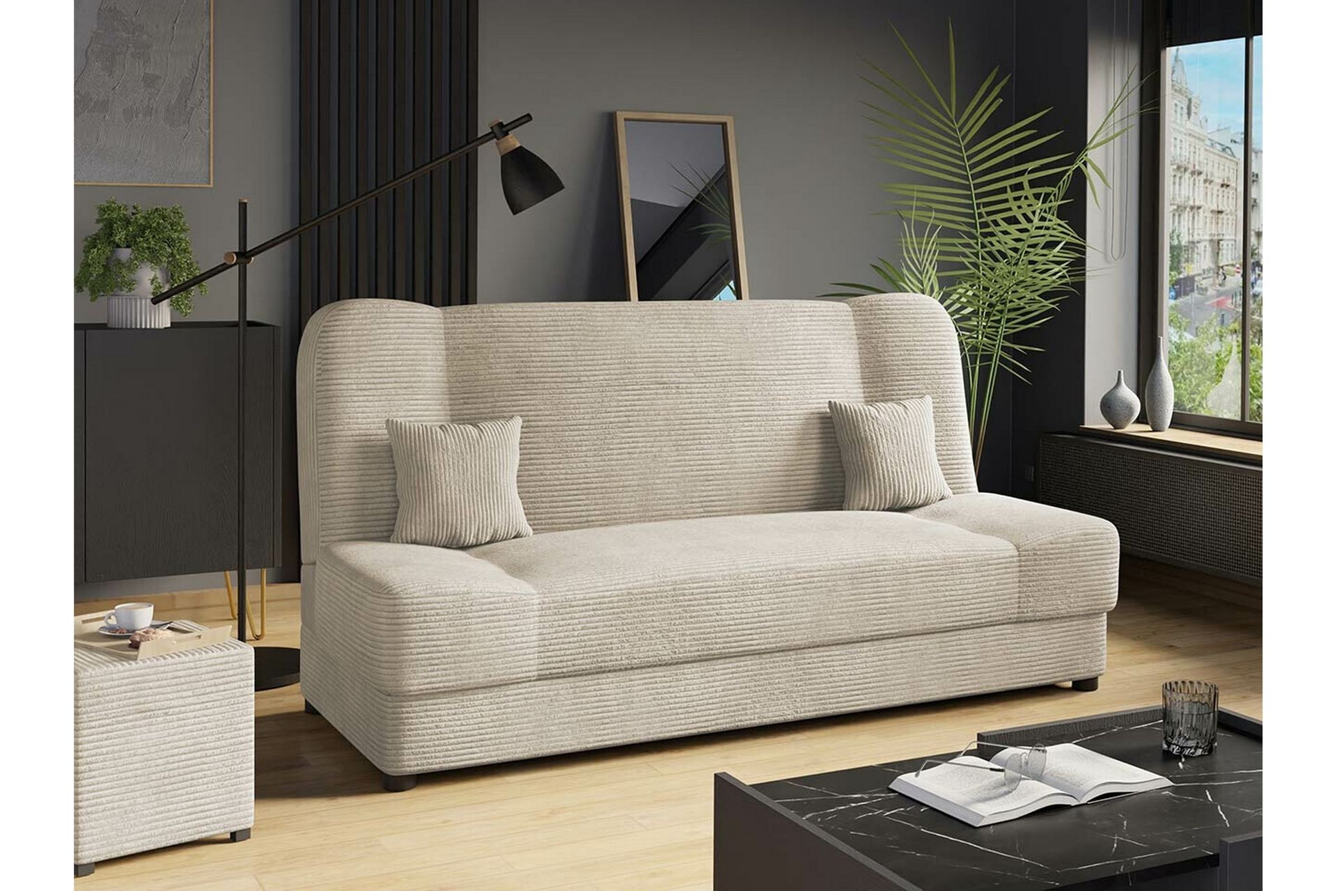 2:n ist Vuodesohva Kintore - Beige - Huonekalut - Sohva - Vuodesohva