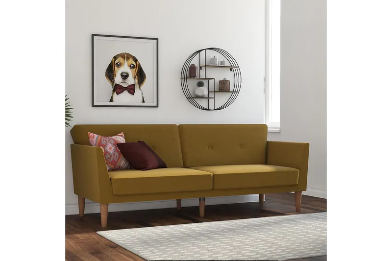 2:n ist Vuodesohva Regal Keltainen - Novogratz - Huonekalut - Sohva - Vuodesohva