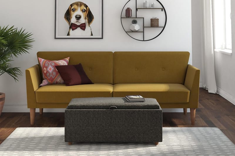 2:n ist Vuodesohva Regal Keltainen - Novogratz - Huonekalut - Sohva - Vuodesohva