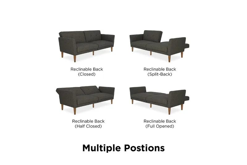 2:n ist Vuodesohva Regal Tummanharmaa - Novogratz - Huonekalut - Sohva - Vuodesohva