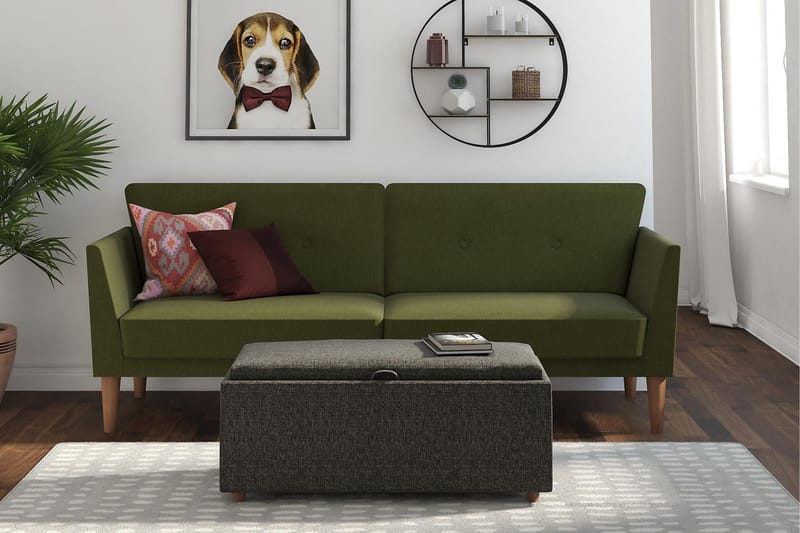 2:n ist Vuodesohva Regal Vihreä - Novogratz - Huonekalut - Sohva - Vuodesohva