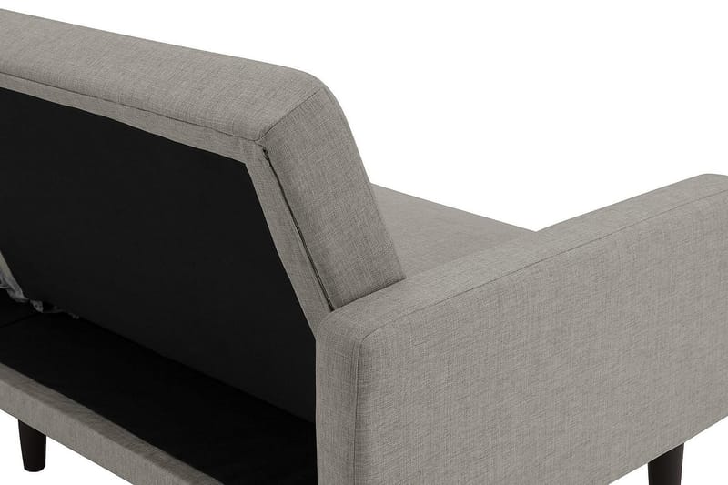 2:n ist Vuodesohva Room Essential Vaalea pellavanharmaa - Dorel Home - Huonekalut - Sohva - Vuodesohva - 2 istuttava vuodesohva