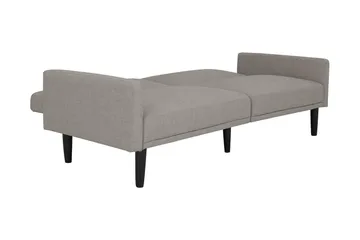 2:n ist Vuodesohva Room Essential Vaalea pellavanharmaa - Dorel Home - Huonekalut - Sohva - Vuodesohva - 2 istuttava vuodesohva