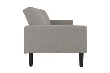 2:n ist Vuodesohva Room Essential Vaalea pellavanharmaa - Dorel Home - Huonekalut - Sohva - Vuodesohva - 2 istuttava vuodesohva
