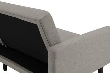 2:n ist Vuodesohva Room Essential Vaalea pellavanharmaa - Dorel Home - Huonekalut - Sohva - Vuodesohva - 2 istuttava vuodesohva