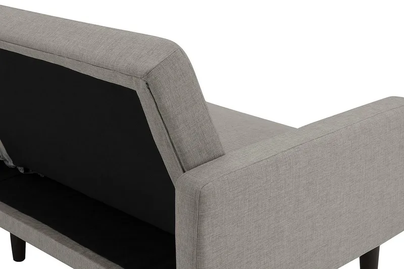 2:n ist Vuodesohva Room Essential Vaalea pellavanharmaa - Dorel Home - Huonekalut - Sohva - Vuodesohva - 2 istuttava vuodesohva