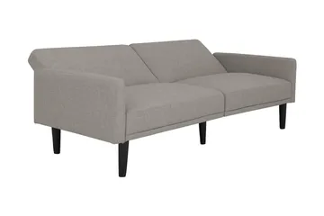 2:n ist Vuodesohva Room Essential Vaalea pellavanharmaa - Dorel Home - Huonekalut - Sohva - Vuodesohva - 2 istuttava vuodesohva
