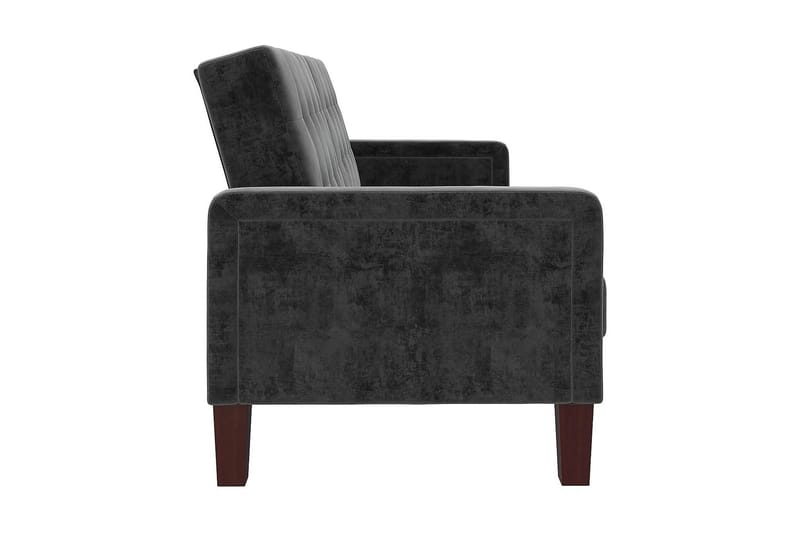 2:n ist Vuodesohva Porter Sametti/Harmaa - Dorel Home - Huonekalut - Sohva - Vuodesohva - 2 istuttava vuodesohva