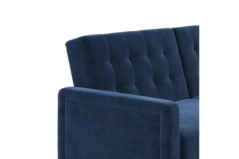 2:n ist Vuodesohva Porter Sametti/Sininen - Dorel Home - Huonekalut - Sohva - Vuodesohva - 2 istuttava vuodesohva