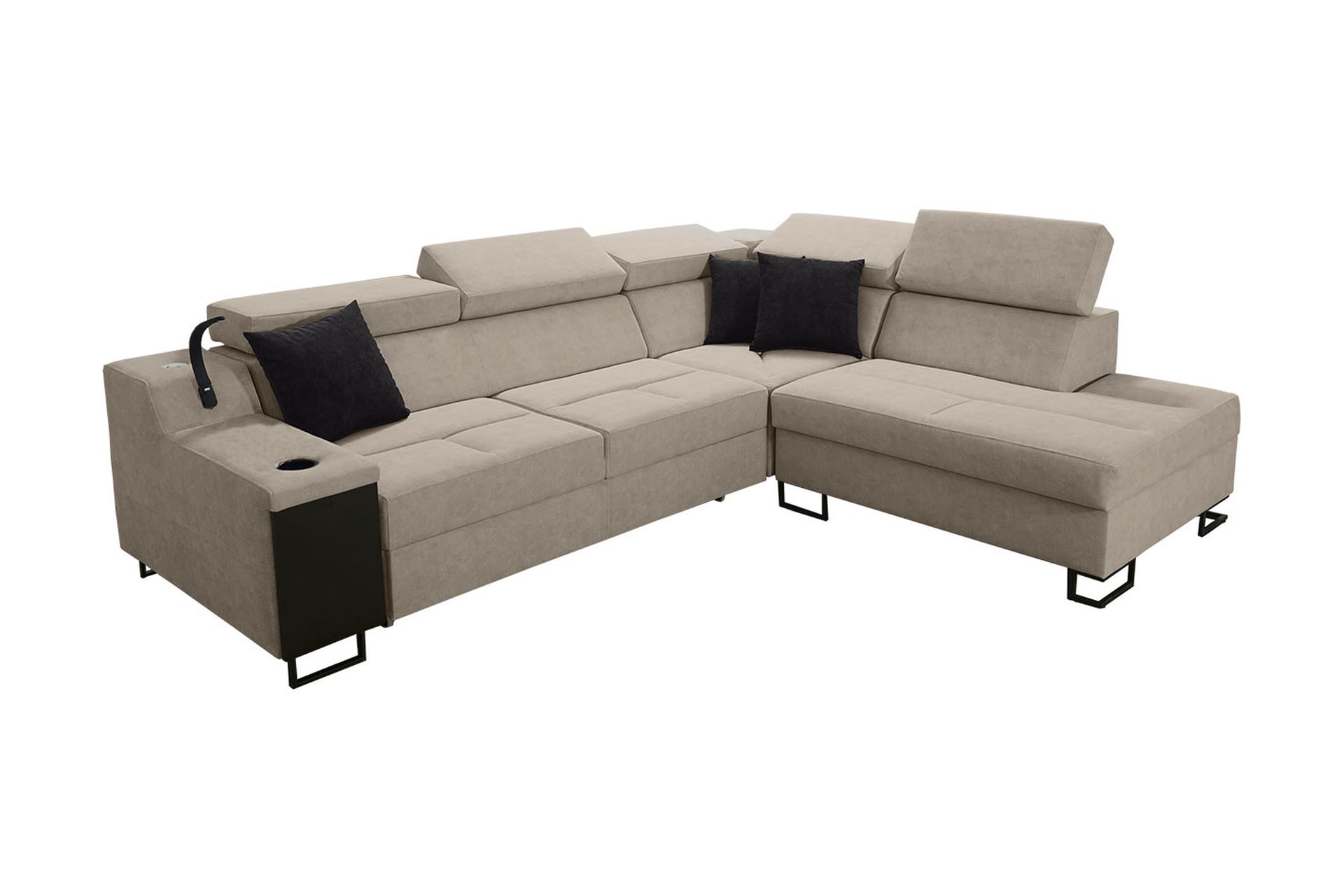 3 ist. Vuodesohva Oikea - Beige - Huonekalut - Sohva - Vuodesohva