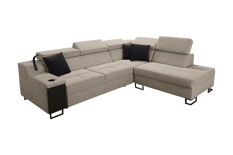 3 ist. Vuodesohva Oikea - Beige - Huonekalut - Sohva - Vuodesohva