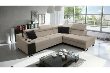 3 ist. Vuodesohva Oikea - Beige - Huonekalut - Sohva - Vuodesohva