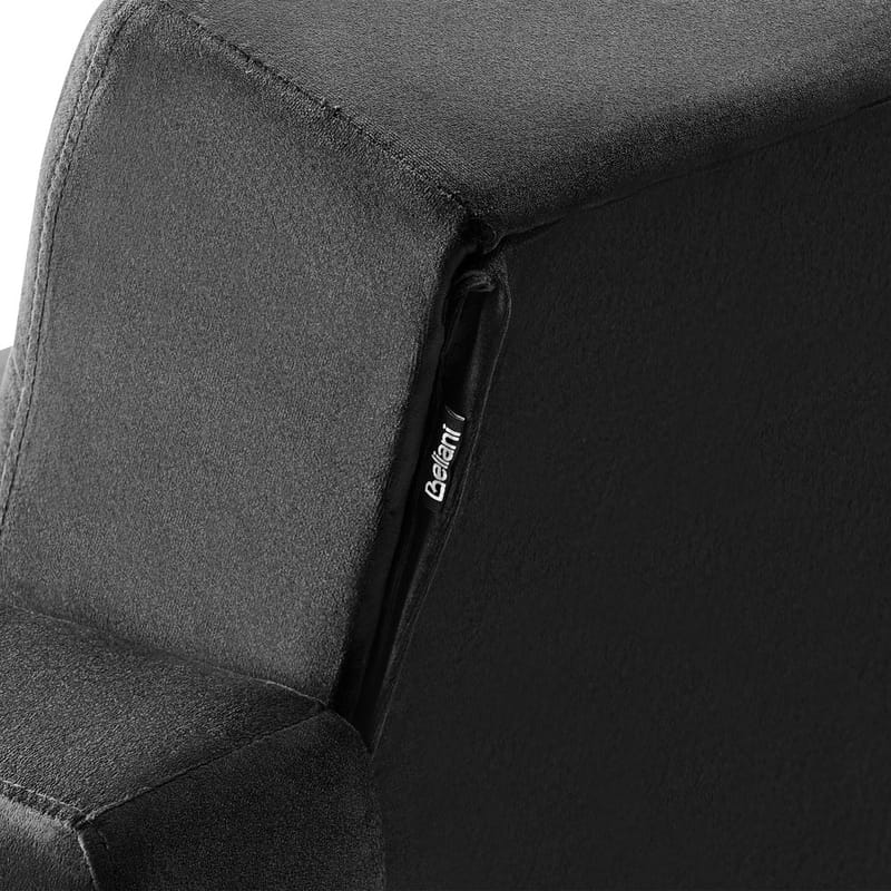 3-istuttava sohva Aberdeen - Musta, kulta/Sametti - Huonekalut - Sohva - Sohvaryhmä