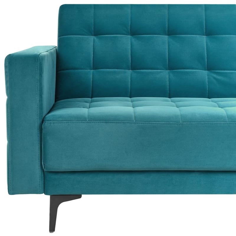 3-istuttava sohva Aberdeen - Sininen, Musta/Sametti - Huonekalut - Sohva - Sohvaryhmä