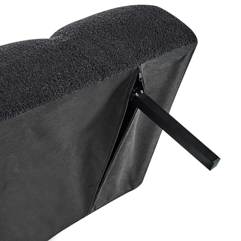 3-istuttava sohva Ingaro - Musta, vaalea puu - Huonekalut - Sohva - Sohvaryhmä