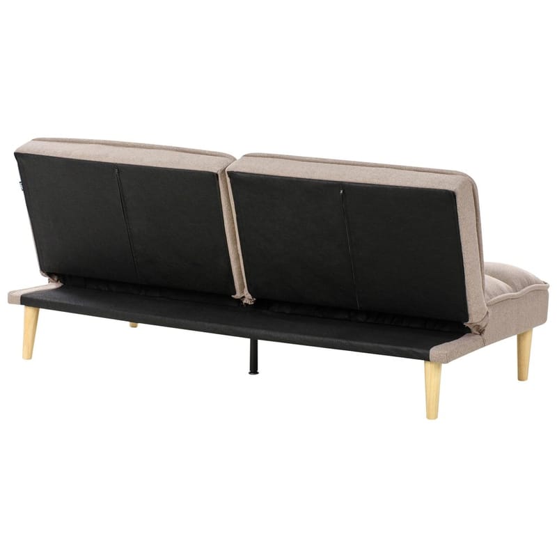 3-istuttava sohva Siljan - Ruskea, vaalea puu - Huonekalut - Sohva - Vuodesohva - 3 istuttava vuodesohva