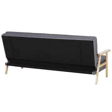 3-istuttava sohva Tjorn - Harmaa, Vaalea puu - Huonekalut - Sohva - Vuodesohva - Futon - Futon sohva