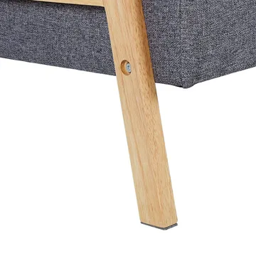 3-istuttava sohva Tjorn - Harmaa, Vaalea puu - Huonekalut - Sohva - Vuodesohva - Futon - Futon sohva