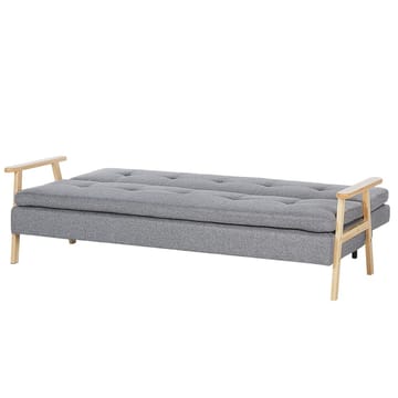 3-istuttava sohva Tjorn - Vaaleanharmaa, vaalea puu - Huonekalut - Sohva - Vuodesohva - Futon - Futon sohva