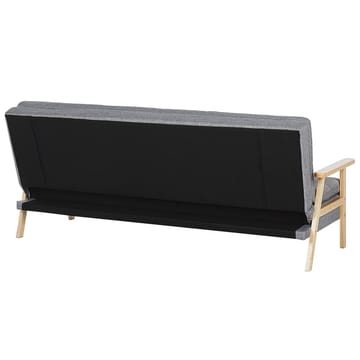 3-istuttava sohva Tjorn - Vaaleanharmaa, vaalea puu - Huonekalut - Sohva - Vuodesohva - Futon - Futon sohva