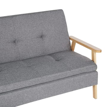 3-istuttava sohva Tjorn - Vaaleanharmaa, vaalea puu - Huonekalut - Sohva - Vuodesohva - Futon - Futon sohva