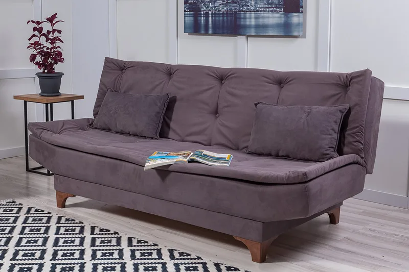 3:n ist Bransdale Vuodesohva - Harmaa - Huonekalut - Sohva - Vuodesohva - 3 istuttava vuodesohva