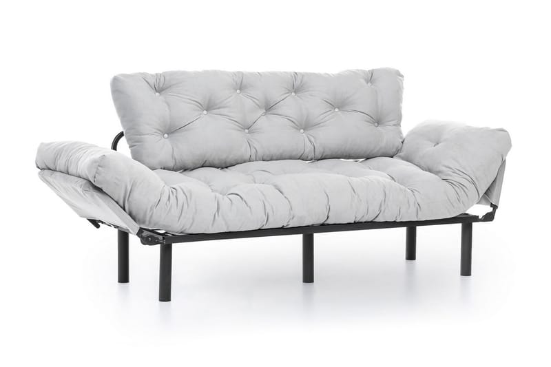 3:n ist Vuodesohva Aitze - Harmaa - Huonekalut - Sohva - Vuodesohva - 3 istuttava vuodesohva