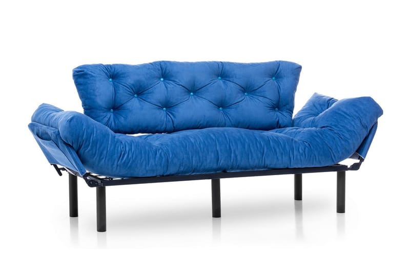 3:n ist Vuodesohva Aitze - Sininen - Huonekalut - Sohva - Vuodesohva - 3 istuttava vuodesohva