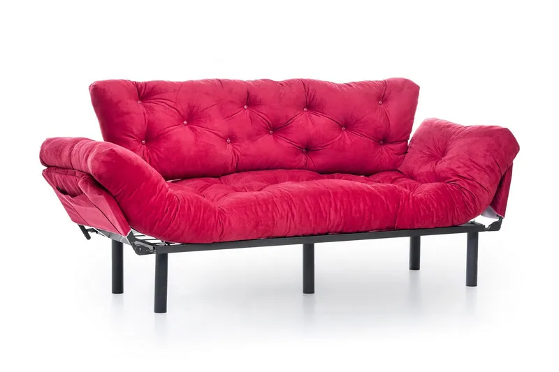 3:n ist Vuodesohva Aitze - Punainen - Huonekalut - Sohva - Vuodesohva - 3 istuttava vuodesohva