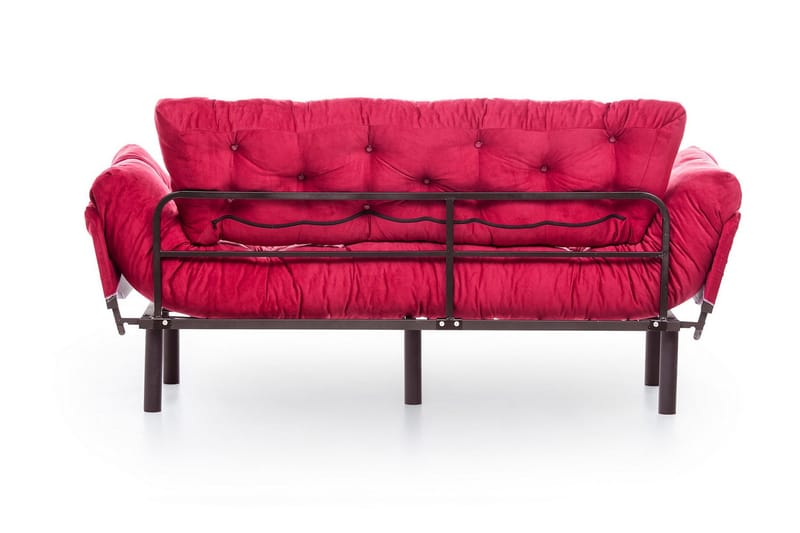 3:n ist Vuodesohva Aitze - Punainen - Huonekalut - Sohva - Vuodesohva - 3 istuttava vuodesohva