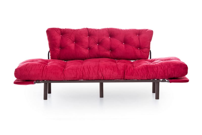 3:n ist Vuodesohva Aitze - Punainen - Huonekalut - Sohva - Vuodesohva - 3 istuttava vuodesohva