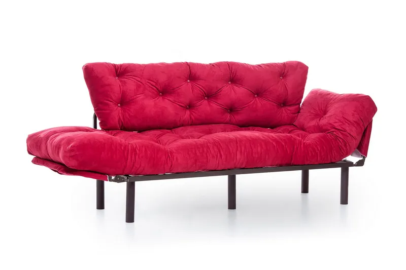 3:n ist Vuodesohva Aitze - Punainen - Huonekalut - Sohva - Vuodesohva - 3 istuttava vuodesohva