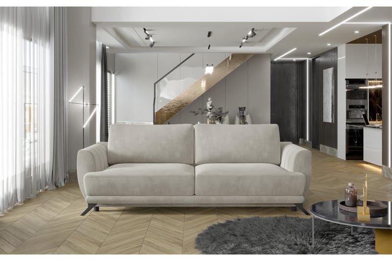3:n ist Vuodesohva Megisti - Beige - Huonekalut - Sohva - Vuodesohva - 3 istuttava vuodesohva