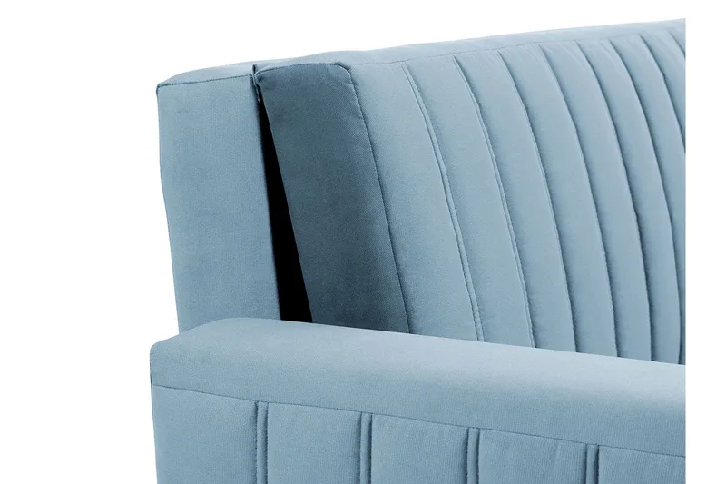 3:n ist Vuodesohva Mossared - Sametti/Musta - Huonekalut - Sohva - Vuodesohva - 3 istuttava vuodesohva