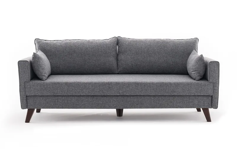 Antigua 3-istuttava vuodesohva 150x190 cm kangasta, Harmaa
