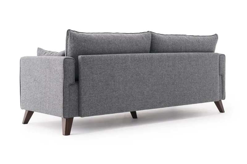 Antigua 3-istuttava vuodesohva 150x190 cm kangasta - Harmaa - Huonekalut - Sohva - Vuodesohva - 3 istuttava vuodesohva
