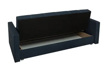 Bona 3-istuttava suorakulmainen vuodesohva 115x190 cm säilytyksellä kankaasta - Ruskea - Huonekalut - Sohva - Vuodesohva - 3 istuttava vuodesohva
