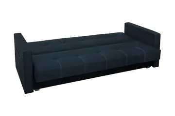 Bona 3-istuttava suorakulmainen vuodesohva 115x190 cm säilytyksellä kankaasta - Ruskea - Huonekalut - Sohva - Vuodesohva - 3 istuttava vuodesohva