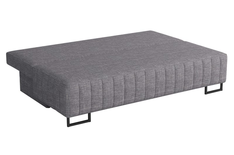 Bonsall 3-istuttava vuodesohva 146x200 cm säilytystilalla kangasta - Harmaa - Huonekalut - Sohva - Vuodesohva - 3 istuttava vuodesohva