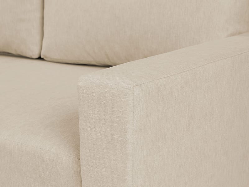 3-istuttava vuodesohva divaanilla OVIEDO Verita 98 - Musta - Huonekalut - Sohva - Vuodesohva