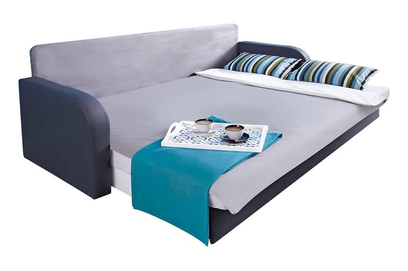 Lido Vuodesohva 208x75x86 cm - Violetti - Huonekalut - Sohva - Vuodesohva - 3 istuttava vuodesohva