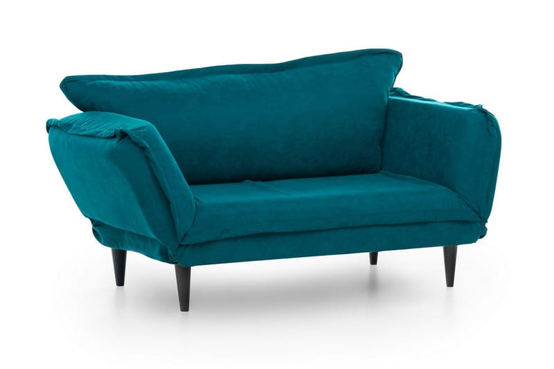 Mezonzo 3-istuttava suorakulmainen vuodesohva 50x190 cm kangasta - Vihreä - Huonekalut - Sohva - Vuodesohva - 3 istuttava vuodesohva