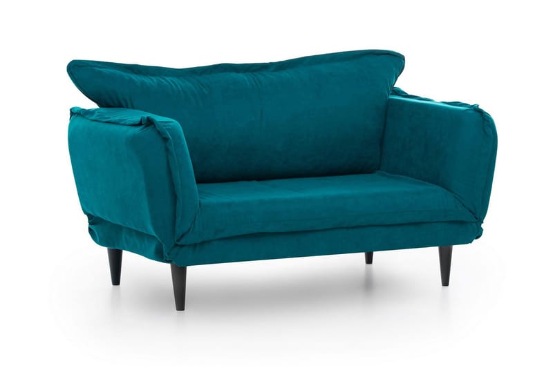 Mezonzo 3-istuttava suorakulmainen vuodesohva 50x190 cm kangasta - Vihreä - Huonekalut - Sohva - Vuodesohva - 3 istuttava vuodesohva