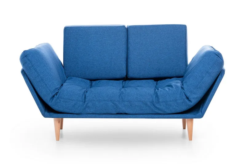 Mezonzo 3-istuttava taitettava vuodesohva 70x200 cm kangasta, Sininen