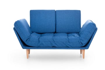 Mezonzo 3-istuttava taitettava vuodesohva 70x200 cm kangasta - Sininen - Huonekalut - Sohva - Vuodesohva - 3 istuttava vuodesohva